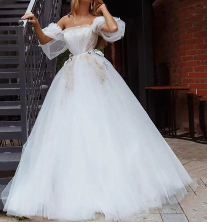 Ariana Tulle Long Whimsical Wedding Gown All Sizes/Colors