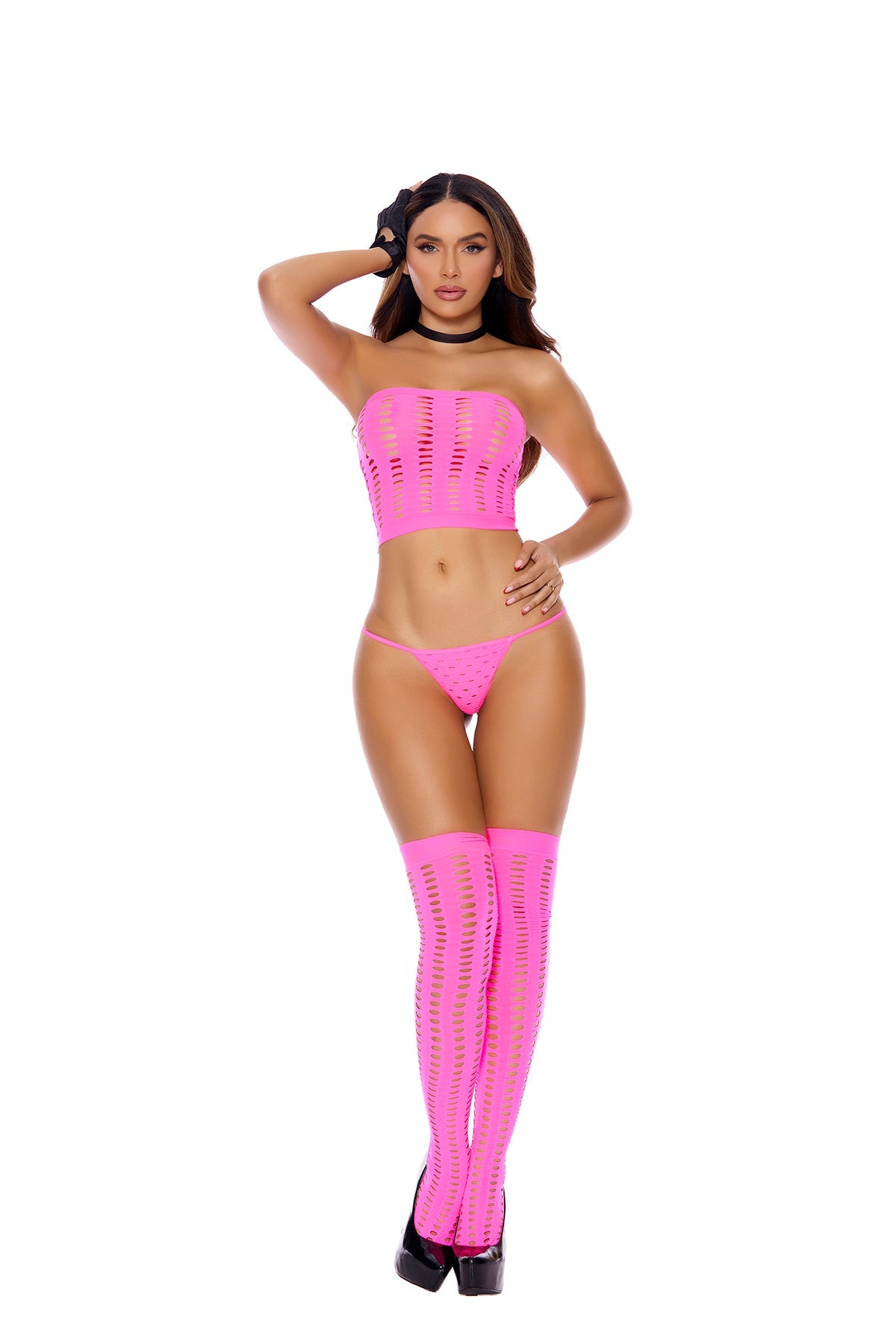 Bandeau Top Bodystocking Set