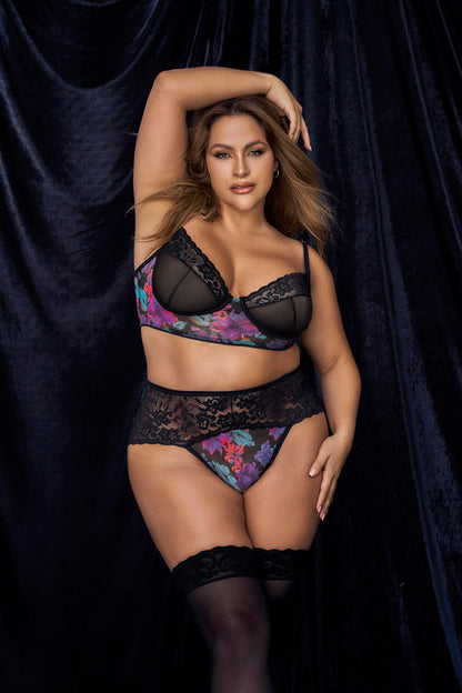 Queem Dream Flower Bra & Panty