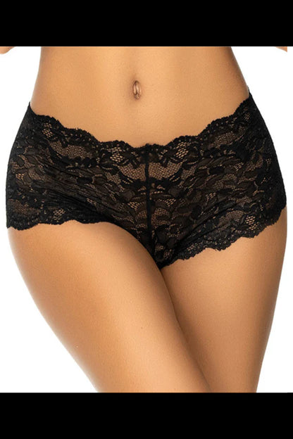 Essential Lace Boy Short Panty