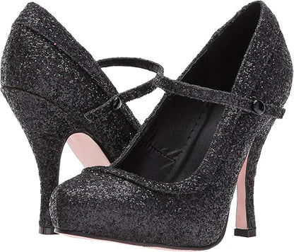 Candy-423 Glitter Mary Jane Pumps