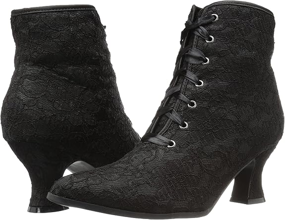 Elizabeth-253 Lace Victorian Booties