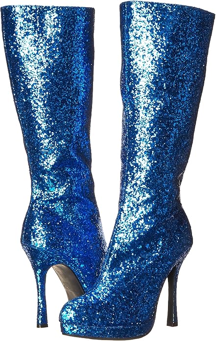 Zara-421 Glitter Knee Boots