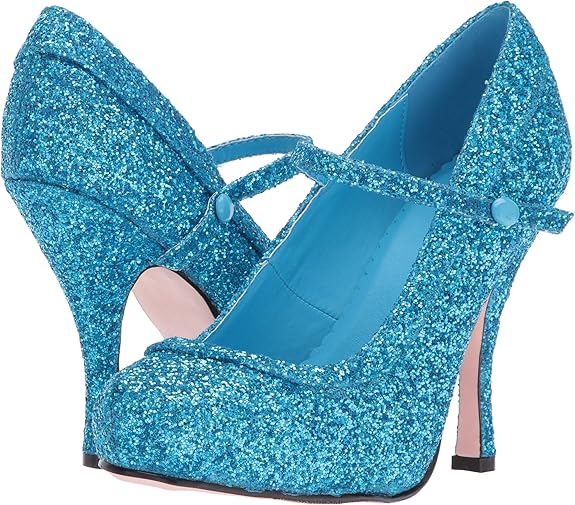 Candy-423 Glitter Mary Jane Pumps