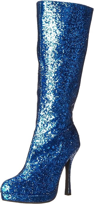 Zara-421 Glitter Knee Boots