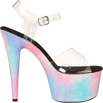 Vanessa-709 Platform Glitter Sandals