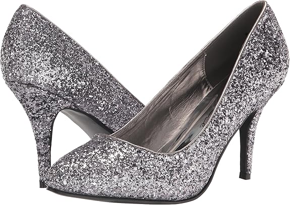 Shimmer-411 Glamour Glitter 4"  Pumps