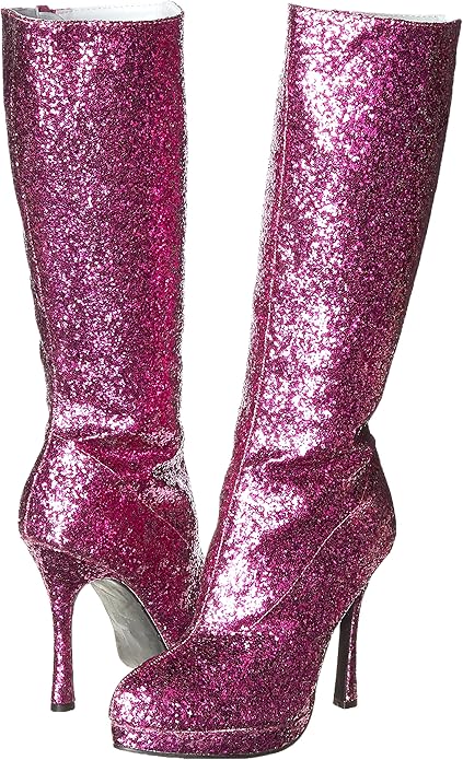 Zara-421 Glitter Knee Boots