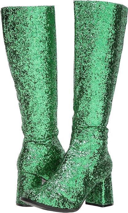 Gogo-G Glitter Gogo Knee Boots