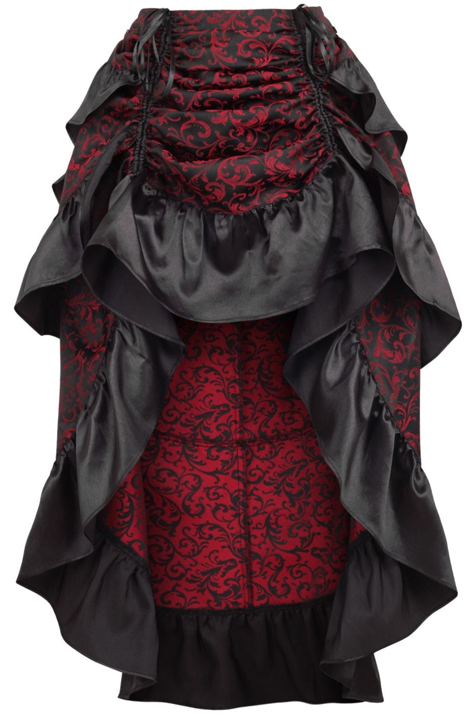 Brocade Steampunk Bustle Skirt