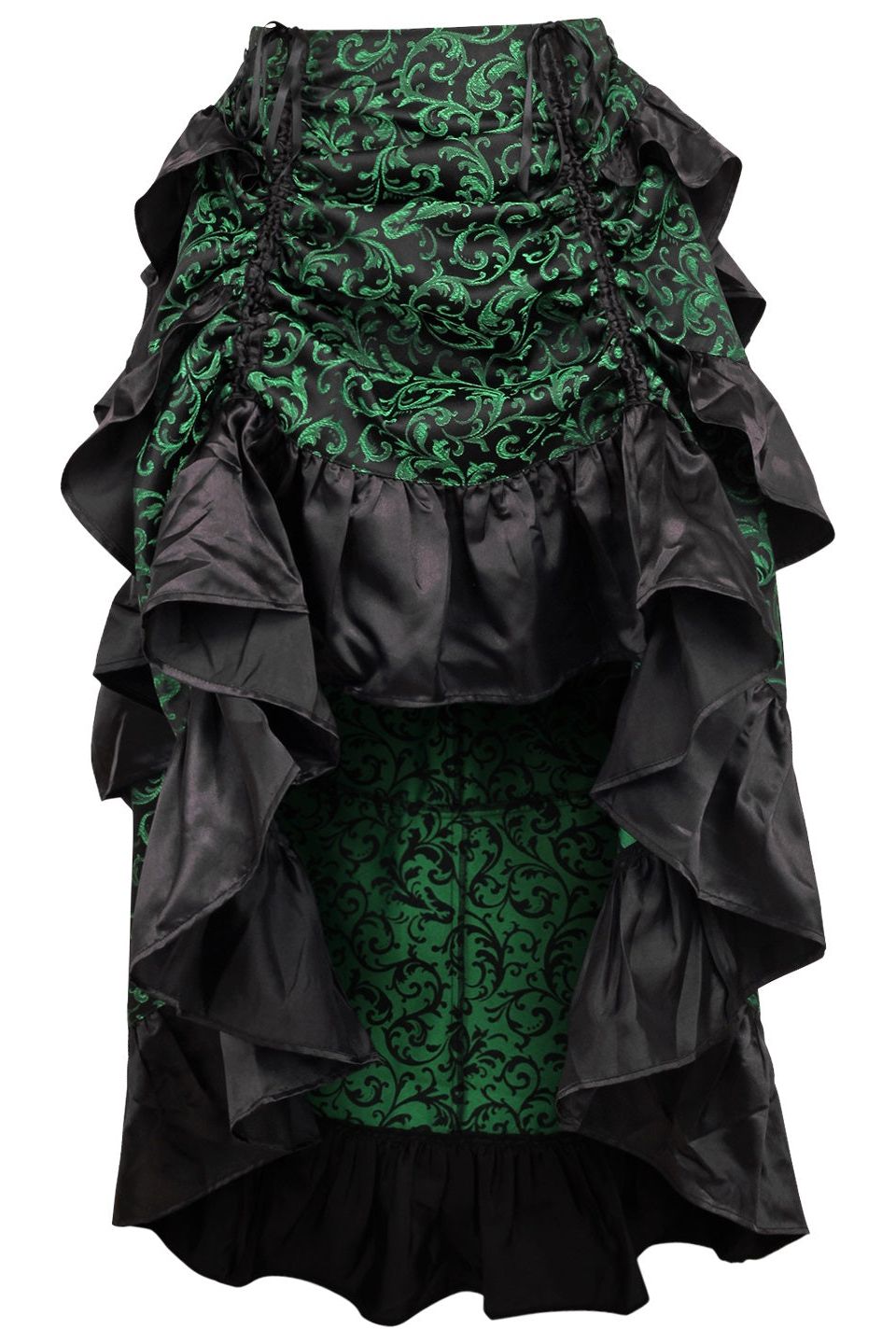 Brocade Steampunk Bustle Skirt