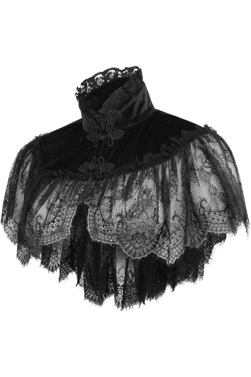 Velvet & Lace Capelet