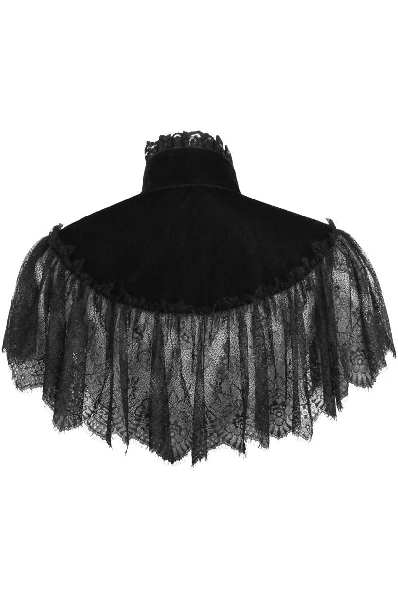 Velvet & Lace Capelet