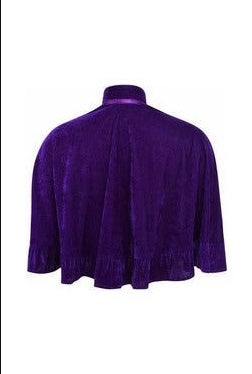 Velvet Ruffle Capelet