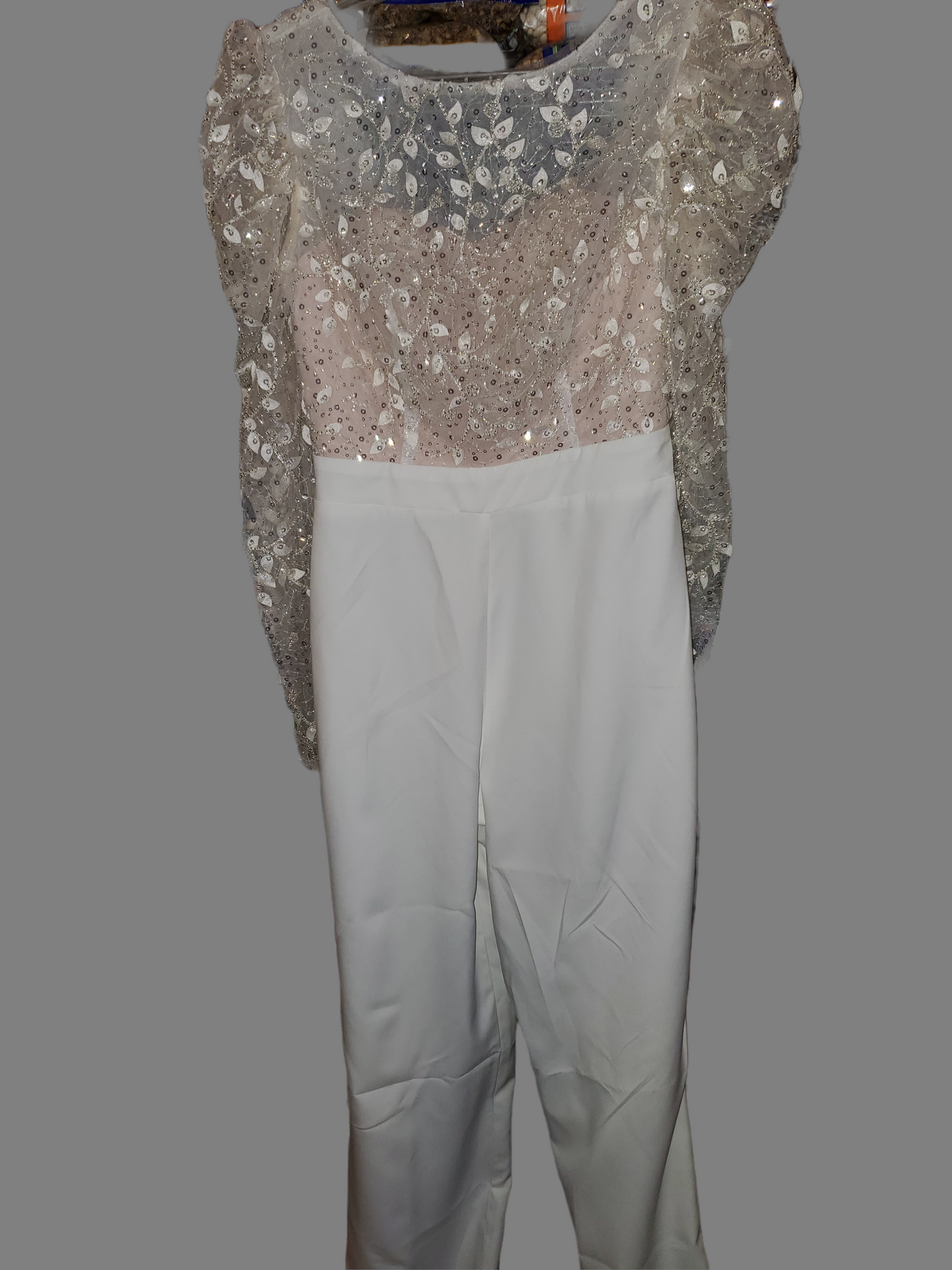 Sparkle Tulle/Satin Wedding Jumpsuit All Sizes Colors