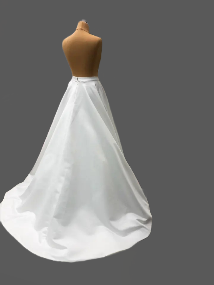 Custom Satin Full A Line Wedding Skirt All Sizes/Colors