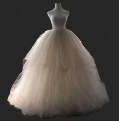 Custom Tulle Layered Full Ball Gown Wedding Skirt All Sizes/Colors