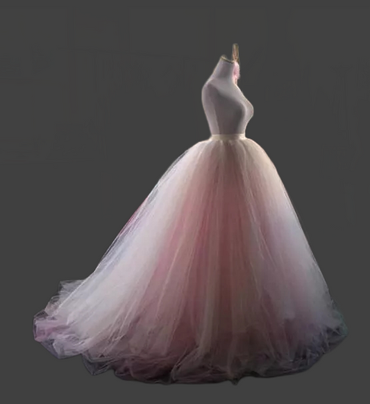 Custom Tulle Full Ball Gown Wedding Skirt All Sizes/Colors