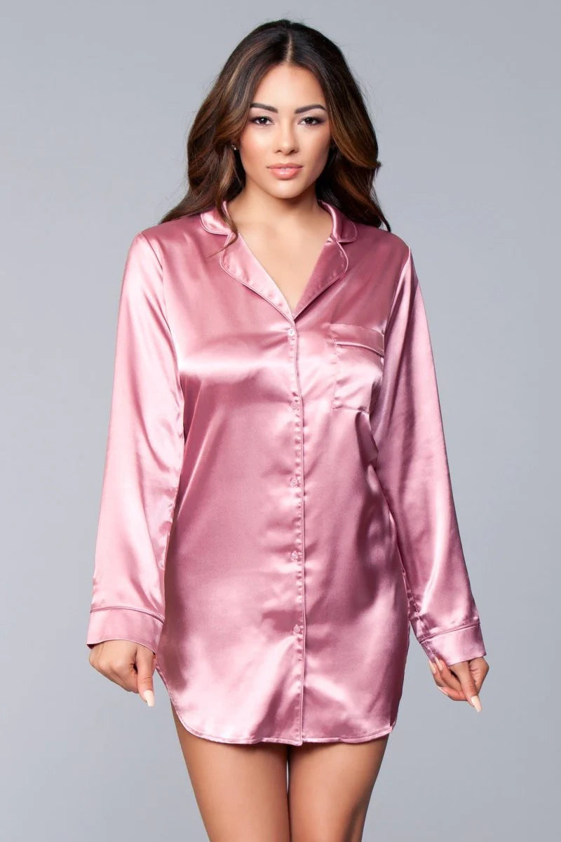 Kimberly Satin Sleep Shirt