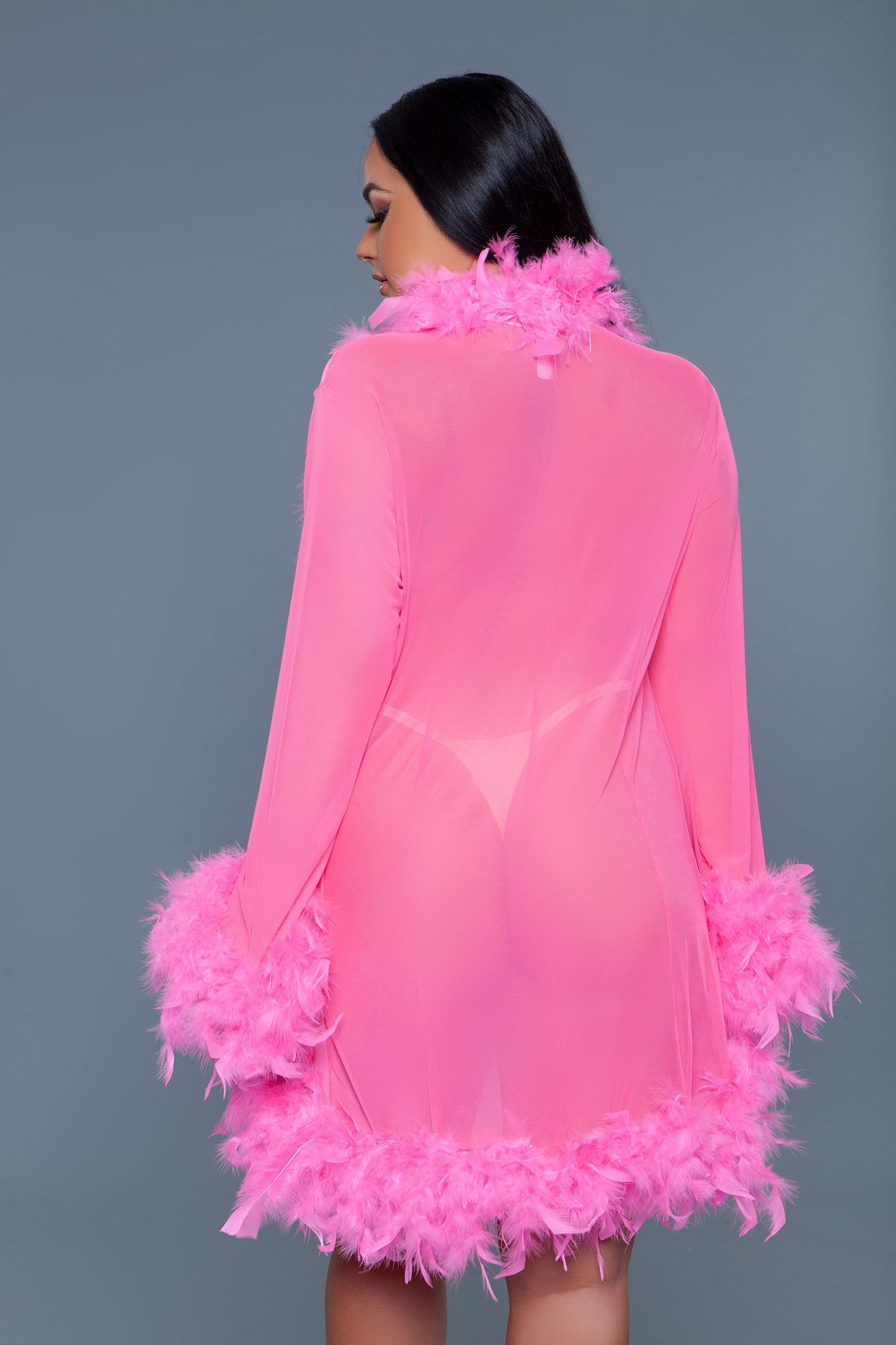 Lux Feather Robe