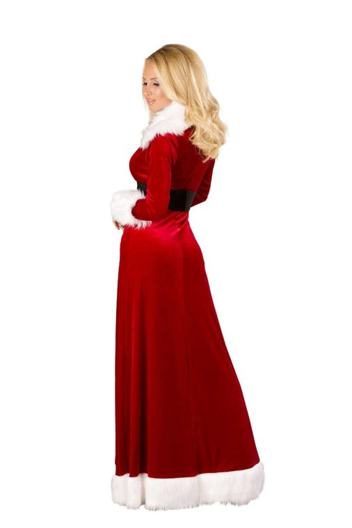 Sexy Miss Claus Robe Costume Set