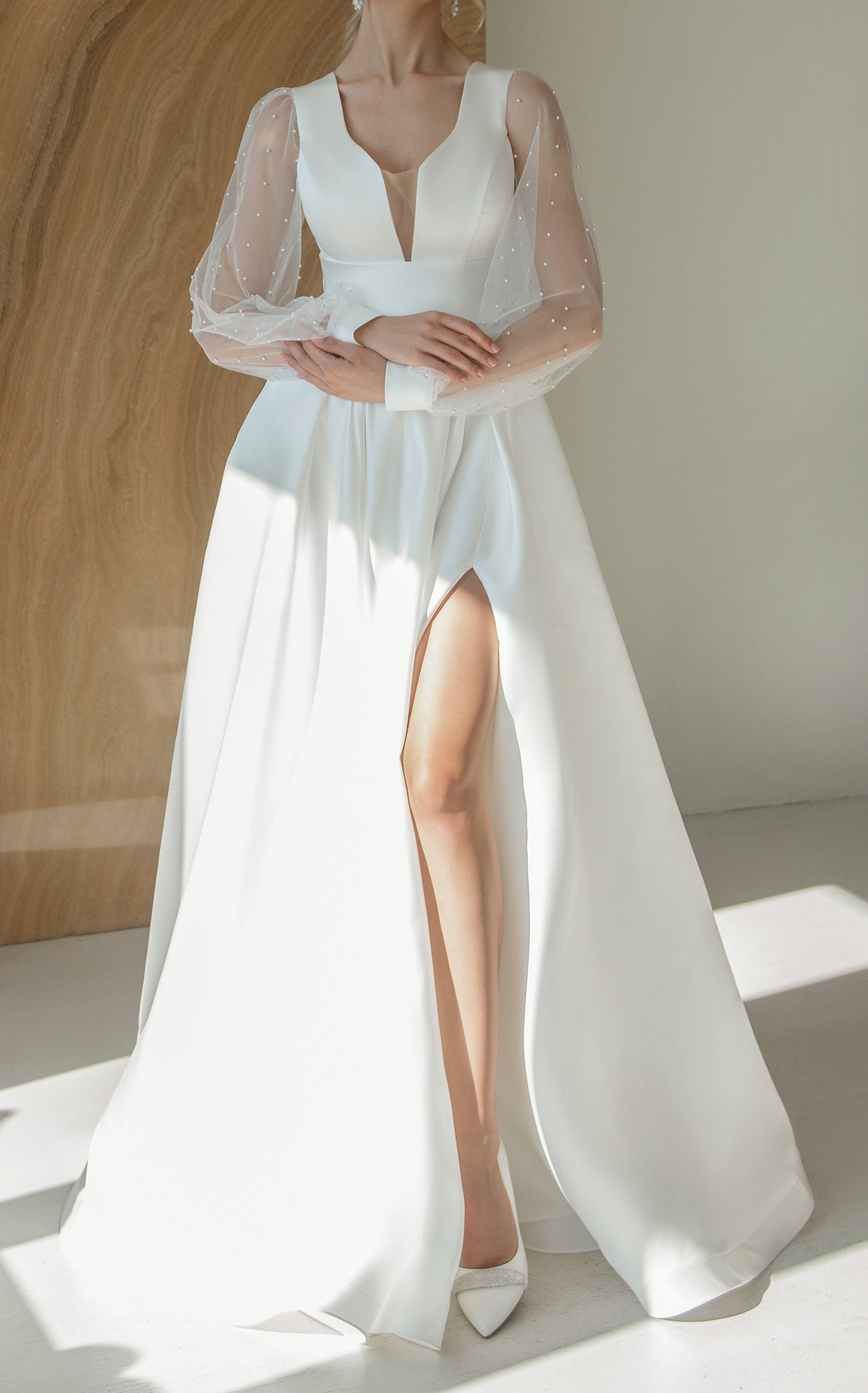 Stassi Tulle/Satin Wedding Gown All Sizes/Colors