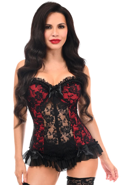 Lavish Lace & Lycra Bustier