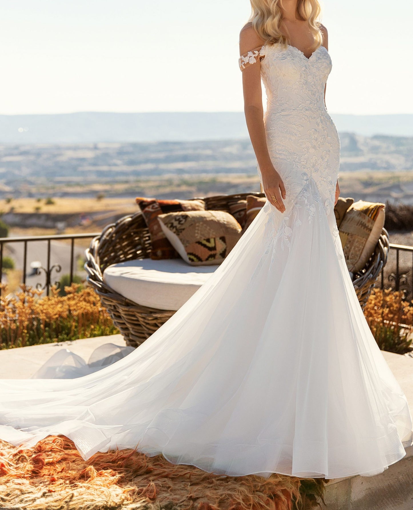 Madeline Modern Mermaid Wedding Gown All Sizes