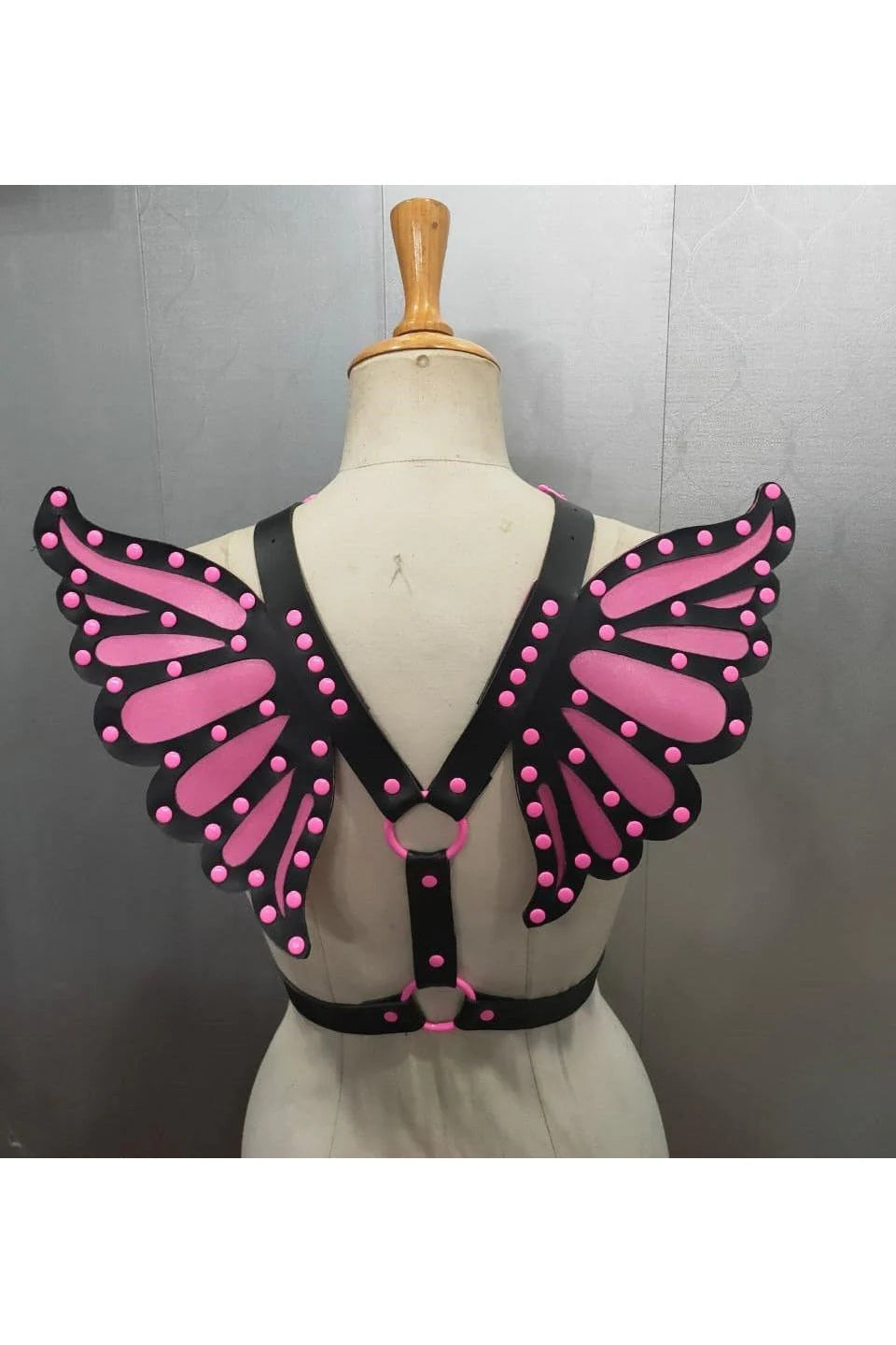 Butterfly Wing Vegan Leather Harness