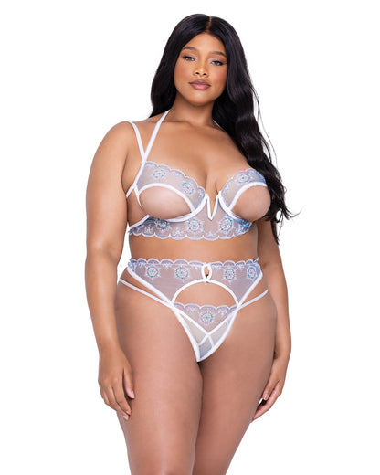 Snow Queen Longline Bra Set