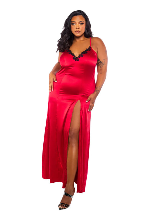 Queen Love & Lust Satin Night Gown