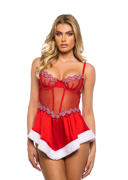 Peppermint Kiss Babydoll