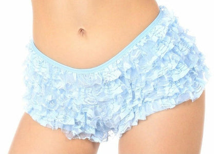 Queen Size Flirty Lace Ruffle Panty