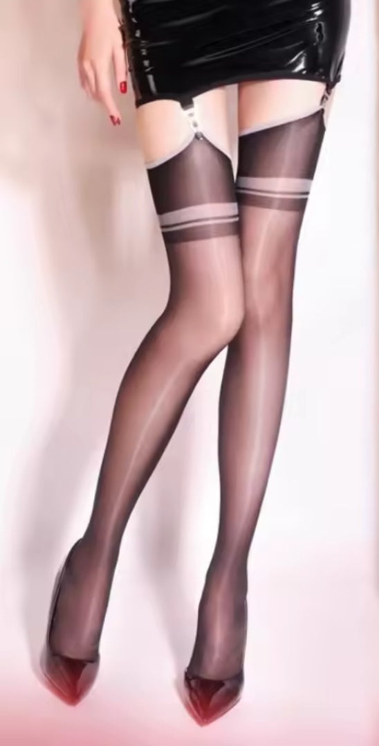 Triangle Heel Fully Fashioned Stockings