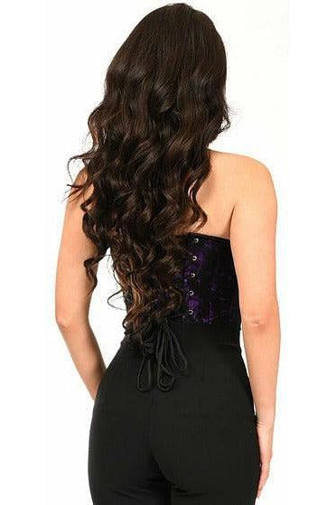 Queen Lavish Lace Front Zipper Corset