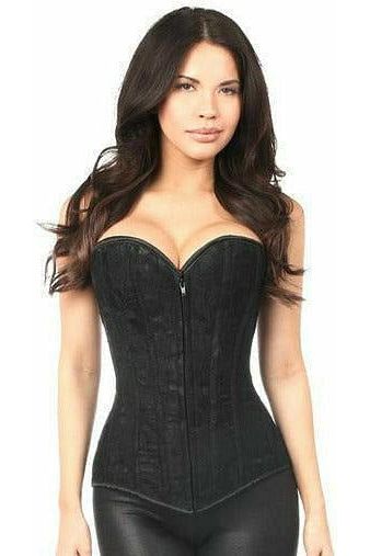 Queen Lavish Lace Front Zipper Corset