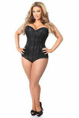 Queen Size Lavish Lace Overlay Sweetheart Corset