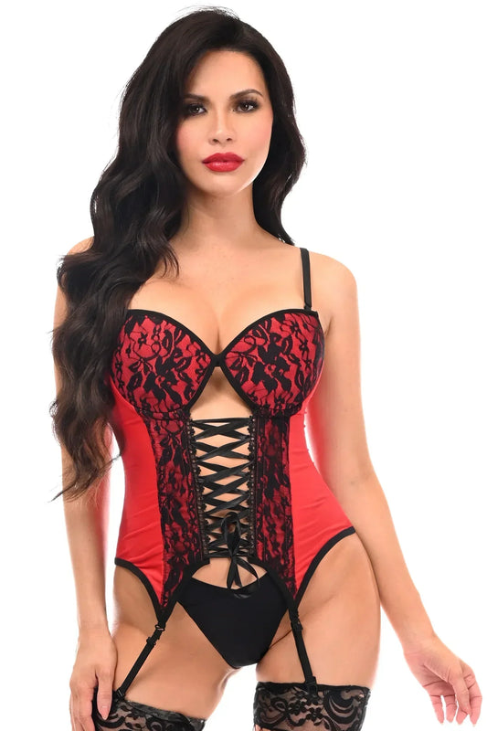 Queen Lavish Lace-Up Convertible Bustier