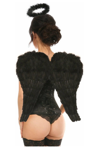 Lavish 3 PC Sexy Midnight Angel Corset Costume