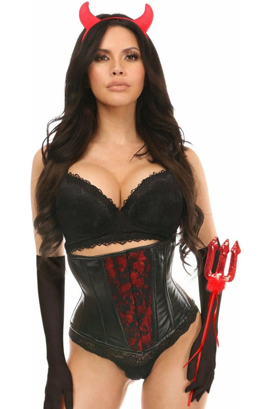 Lavish 4 PC Sexy Gothic Devil Corset Costume