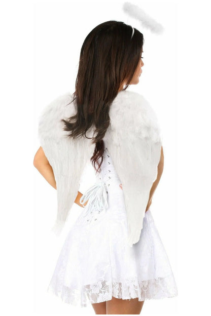 Lavish 3 PC Innocent Angel Corset Dress Costume