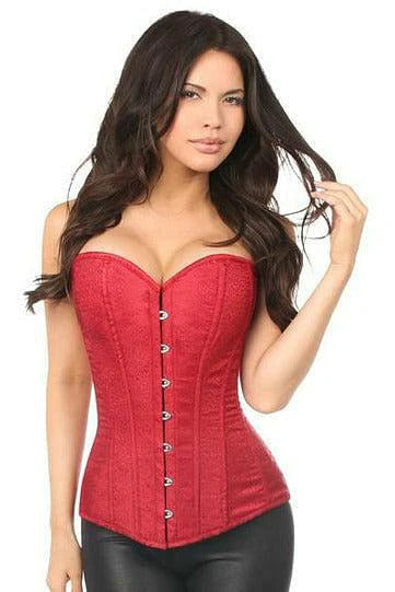 Lavish Satin Brocade Corset Top