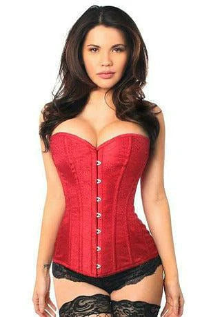 Lavish Satin Brocade Corset Top