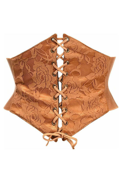 Lace Overlay Cincher Belt