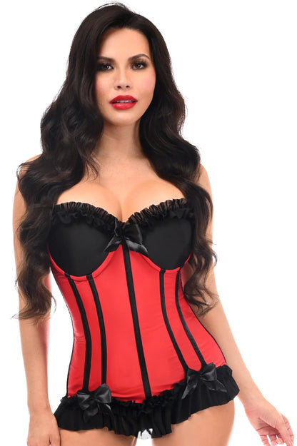 Queen Lavish  Lycra Hook & Eye Stretch Bustier Corset