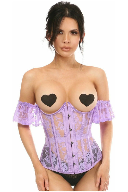 Lavish Sheer Lace Underbust Corset