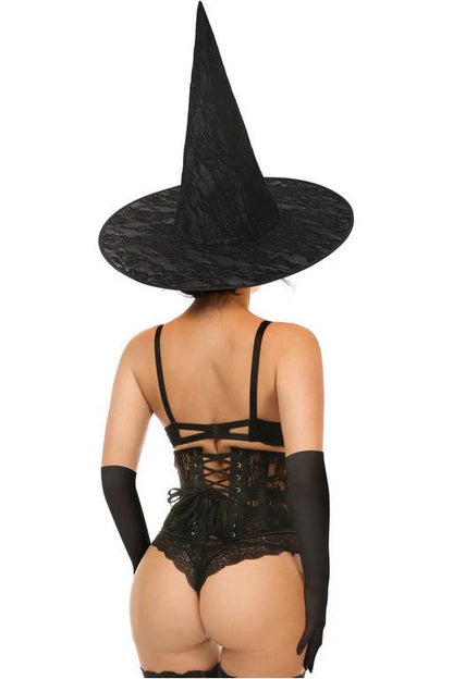 Lavish 3 PC Daring Witch Waist Corset Costume