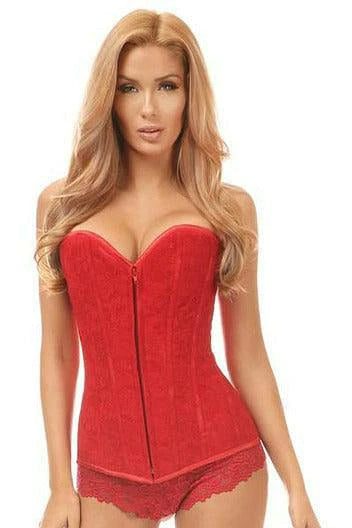 Lavish Lace Overlay Sweetheart Corset