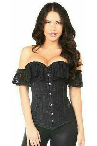 Lavish Lace Overlay Corset