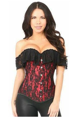 Lavish Lace Overlay Corset